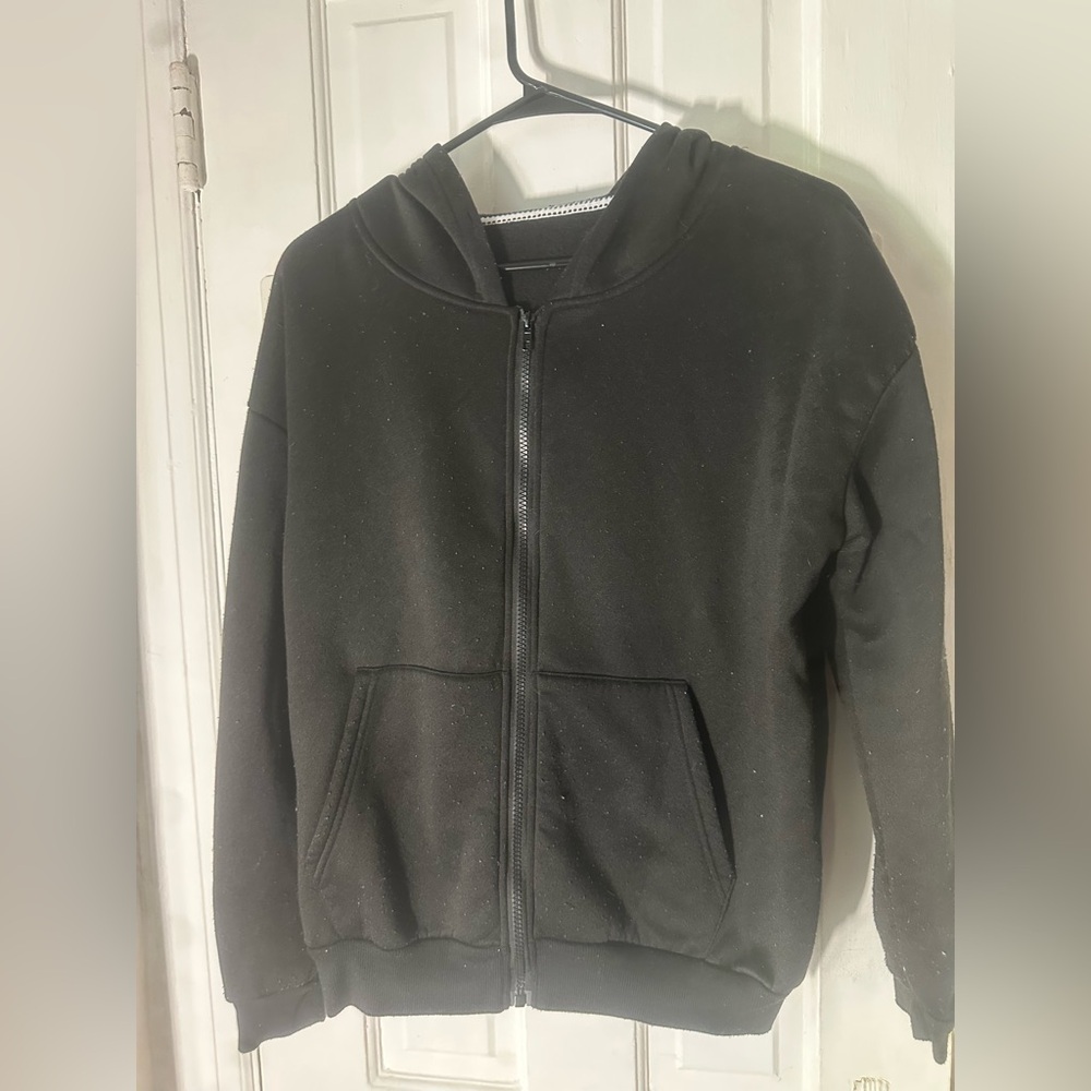 black zipup